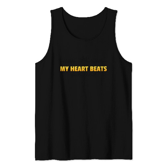 My Heart Beats For Rock Roll Tank Tops