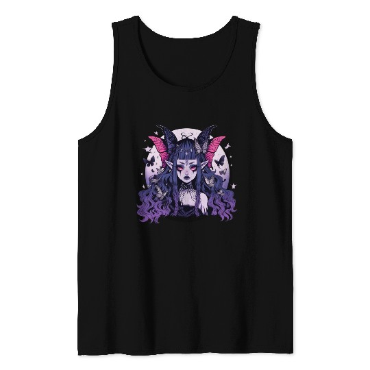 Gothic Dark Fairy Tank Tops