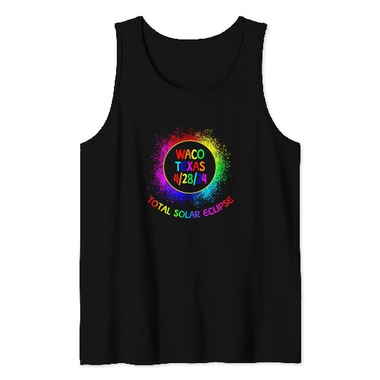 Total Solar Eclipse Waco Texas 4/28/24 Kids Tank Tops