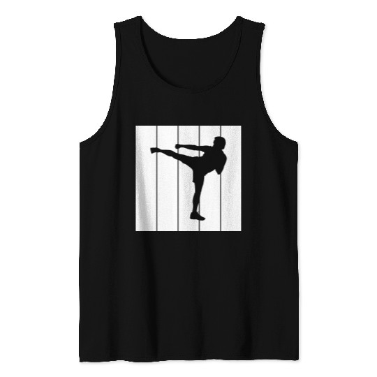 Fighter MMA Karate Taekwondo Jiu Jitsu training Tank Tops