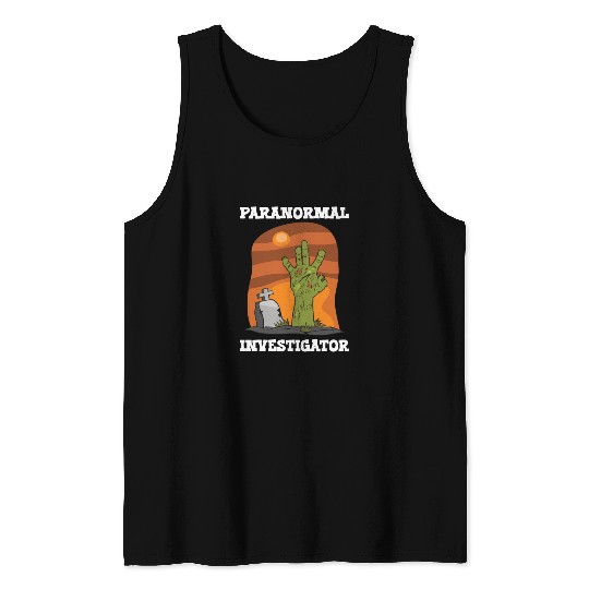 Ghost Hunting Paranormal Investigator Tank Tops