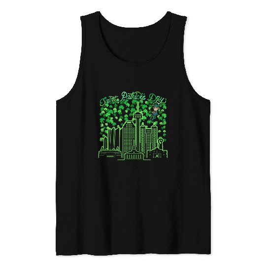 Saint Patrick's Day San Antonio Texas Tank Tops