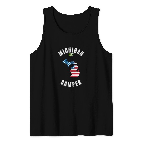American camper Michigan Tank Tops