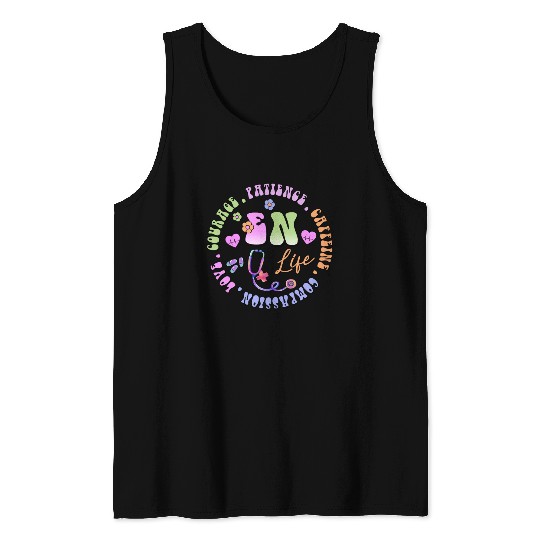 Emergency Nurse circle Tank Tops