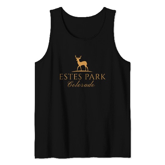Elk Estes Park Colorado Tank Tops