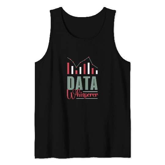 Data Analyst Data Whisperer Computer Science Coder Tank Tops