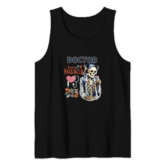 "Spooky Medical Greetings" Tank Tops