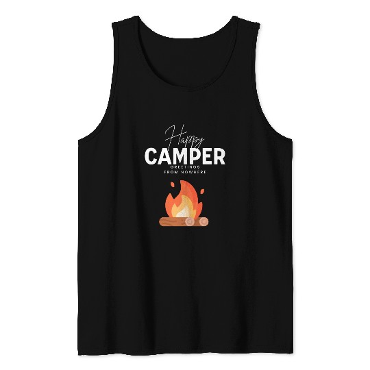 Happy Camper Tank Tops