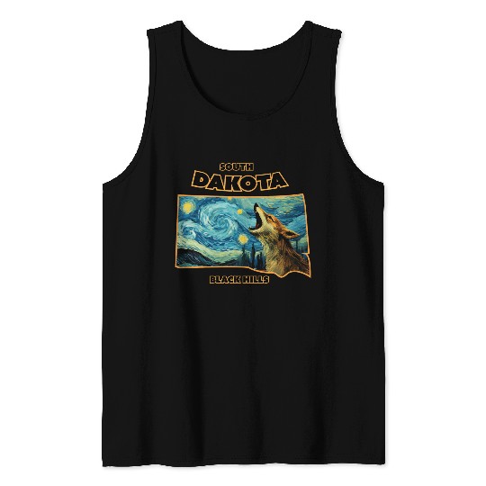 South Dakota - Coyote Tank Tops