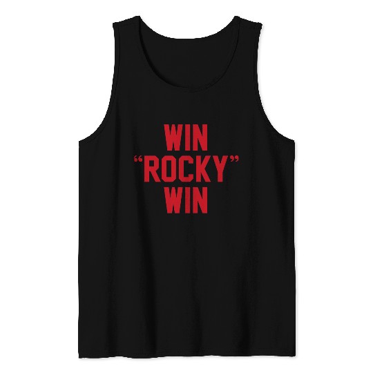 Win Rocky Win Tank Tops