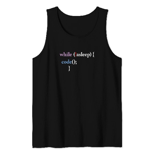 Programming Code Computer Science Funny Programmer Tank Tops