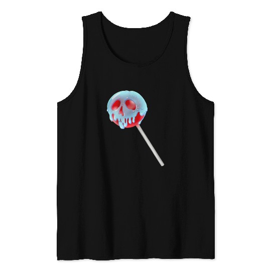 Poison Apple Halloween Candy Lollipop Tank Tops