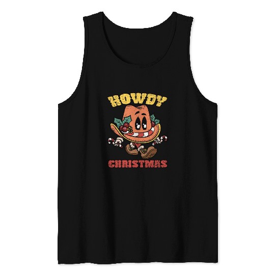 HOWDY CHRISTMAS Tank Tops