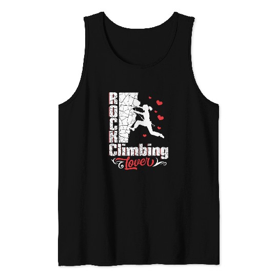Rock Climbing Lover Tank Tops