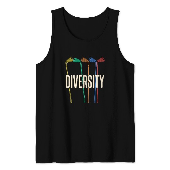 Golf Club Diversity Golf Course Tank Tops