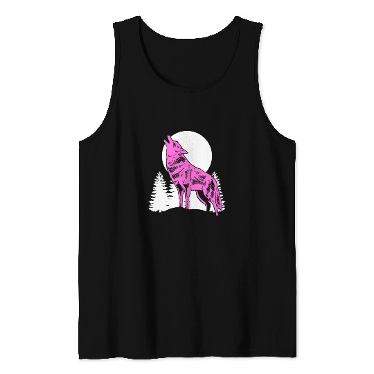 Mountain Wolf Furry Owner Gift Tank Tops