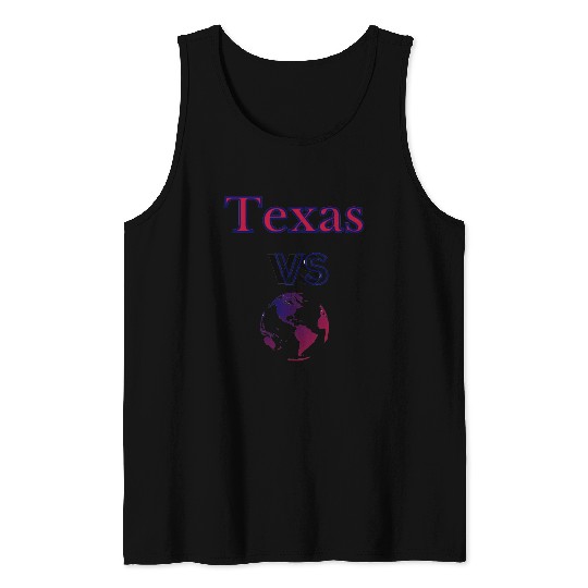 Texas SV The World Merch Design Tank Tops