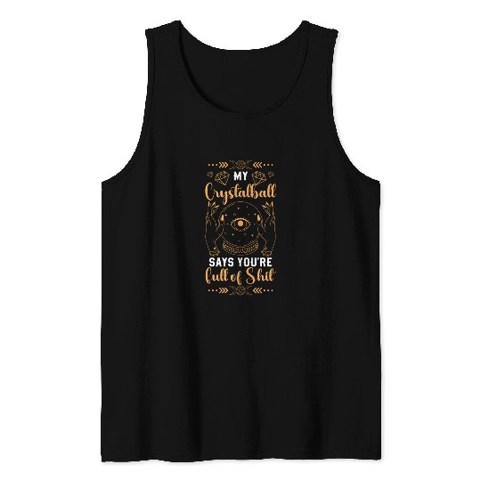 Crystal Ball Magical Signs Tank Tops