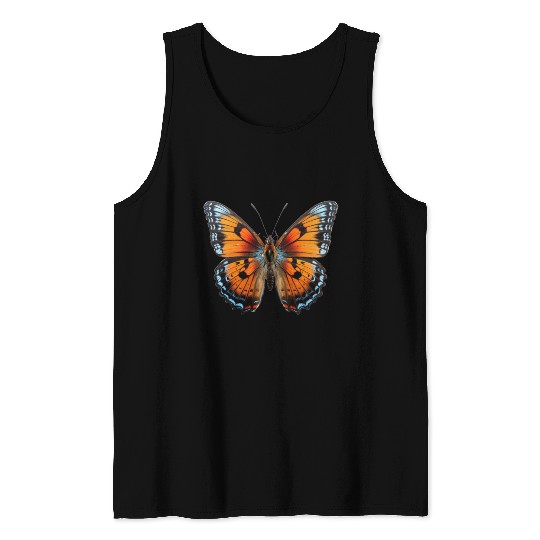Butterfly Colorful Enchanting Delicate Insects Tank Tops