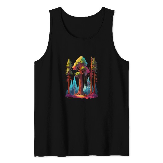Redwood Forest - For Nature Lovers Tank Tops