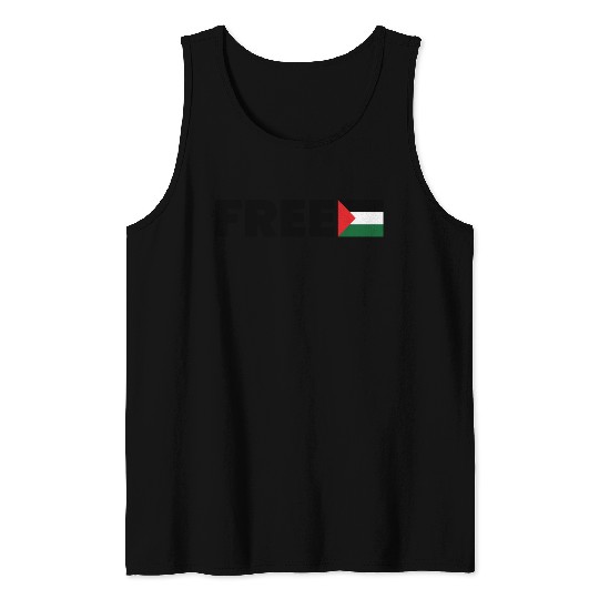 Free Palestine Tank Tops