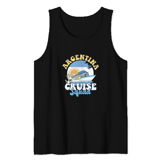 Argentina Cruise Squad Family Vacation Trip Tank Tops