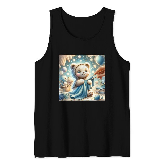 Starry Snuggles Panda Tank Tops