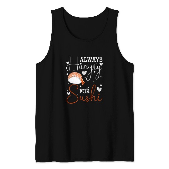 Japanese Fish Maki Cuisine Tank Tops