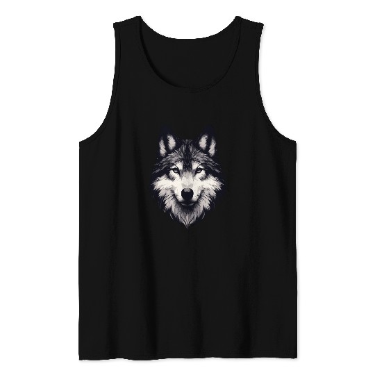 Mystic Alpha Wolf Tank Tops