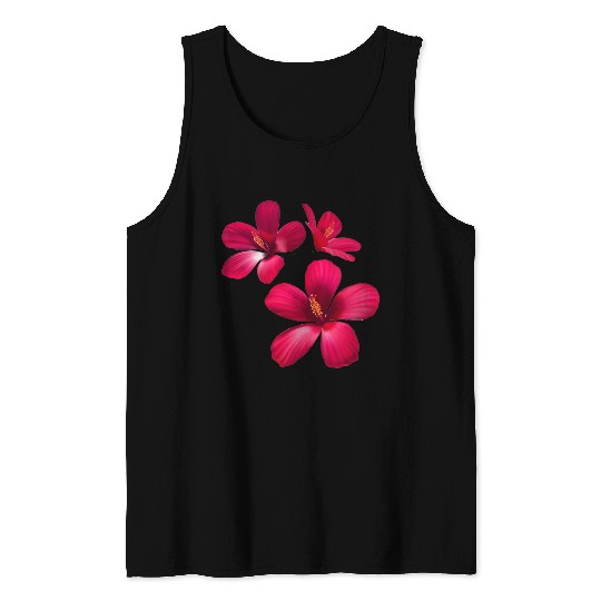 Art-Shpalery Flower tapet 3D computer Tank Tops