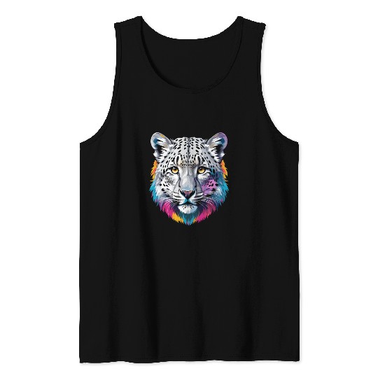 Snow Leopard Tank Tops