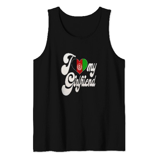 AfghanI Love My Afghanistan Girlfriend Tank Tops
