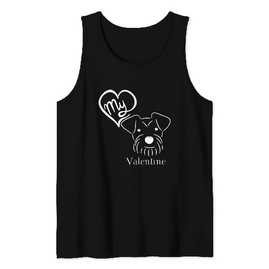 Schnauzer love! Tank Tops