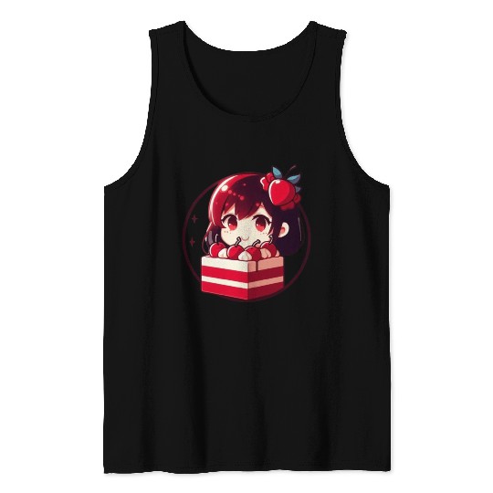 Red Velvet Cake Tank Tops