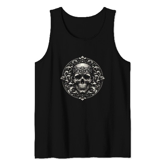 Baroque Elegance Tank Tops