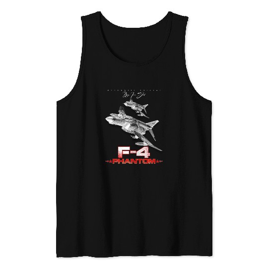 F-4 Phantom Us Air Force Fighter jet Tank Tops