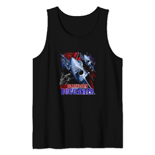 Blackburn Buccaneer Fighter Jet Tank Tops