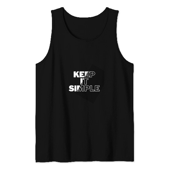 Simply Elegant: Keep It Simple Design Tank Tops