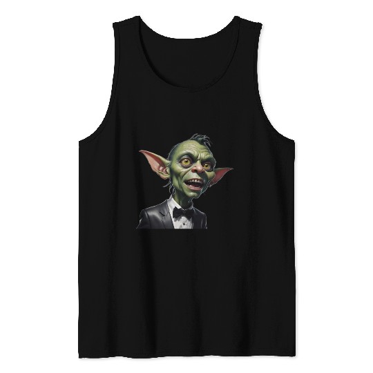 Green Goblin with Tuxedo Tank Tops