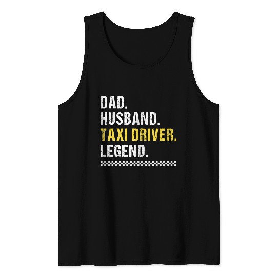 Dad Taxi Driver Tank Tops