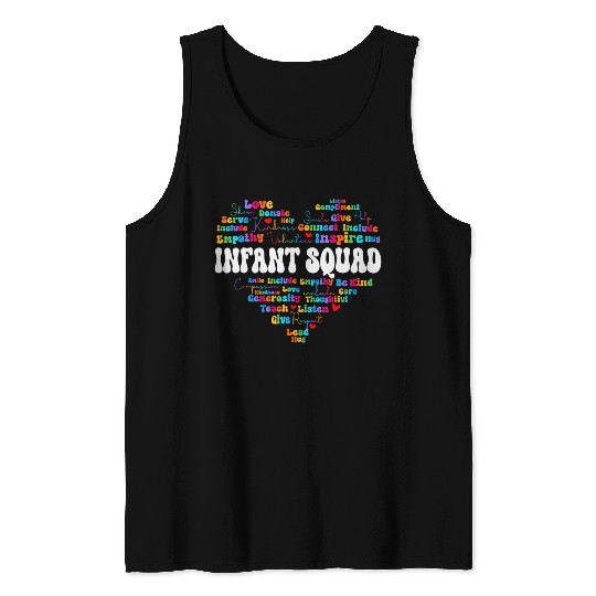 Cute Infant Squad Appreciation Week Back To School Tank Tops