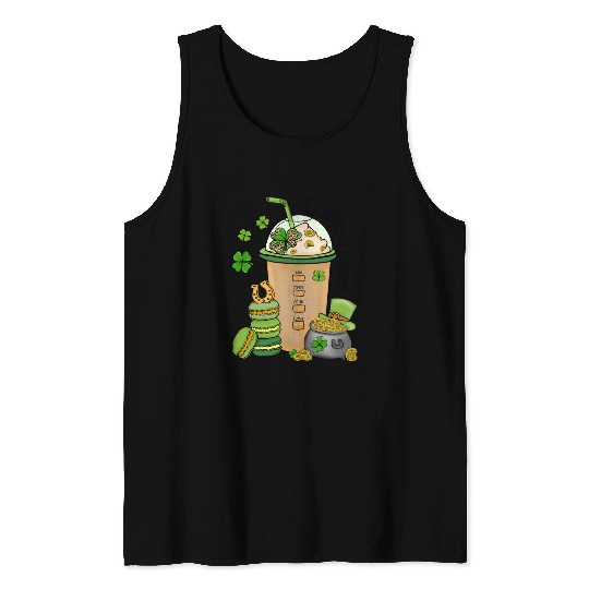Lucky a Latte: Inspired by Saint Patrick's Day Tank Tops