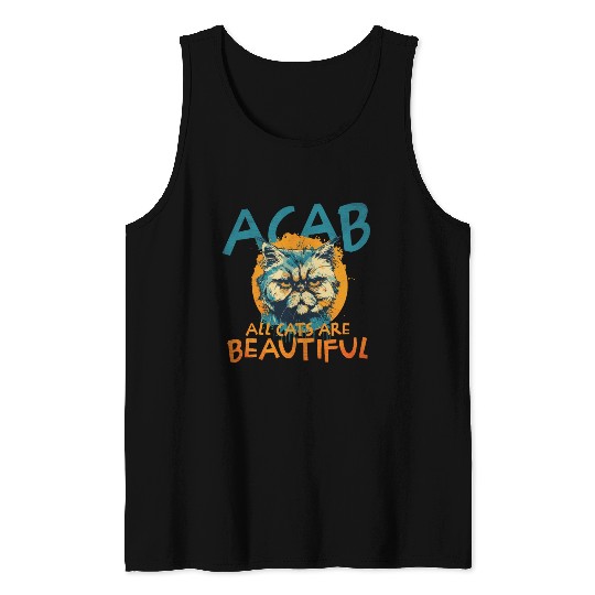 ACAB All Cats Are Beautiful Tank Tops