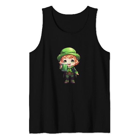 Green Beer on St Patricks Day Tank Tops