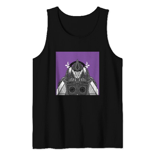 Mech Robot Square Poster (Design 2 | R80) Tank Tops