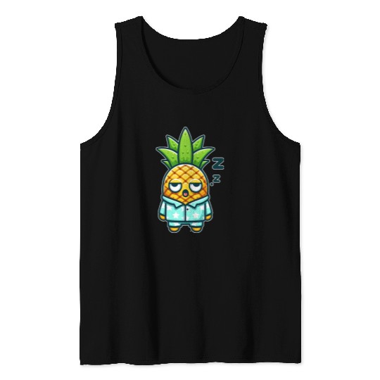 Pineapple Bedtime Tank Tops