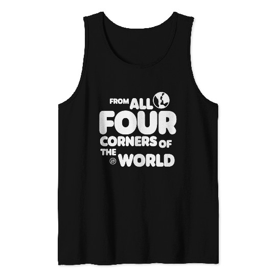 Lando Norris Merch Worldwide Globe Tank Tops