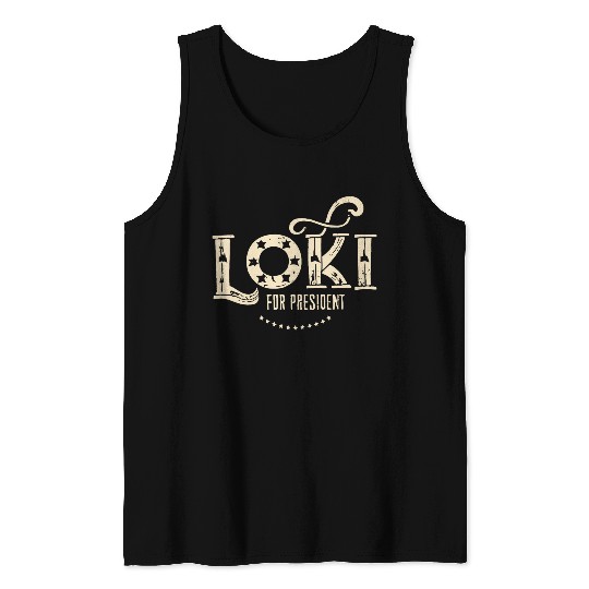 Loki For President Funny History Tank Tops