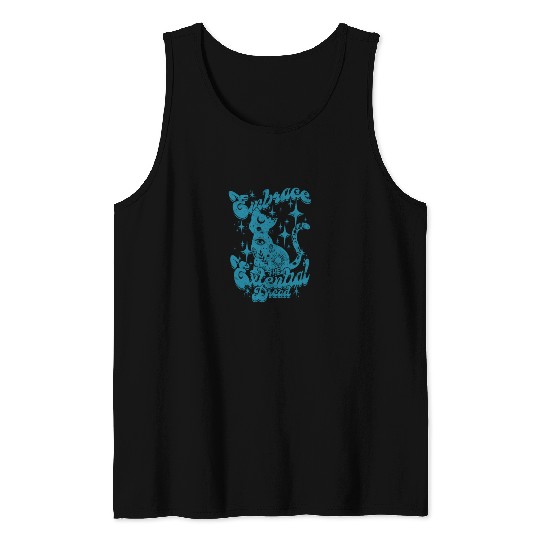 Embrace the existential Dread - Philosophy Tank Tops