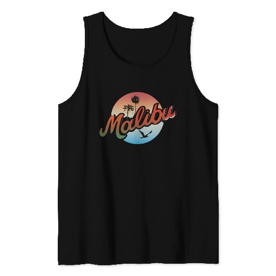 Malibu gradient Tank Tops